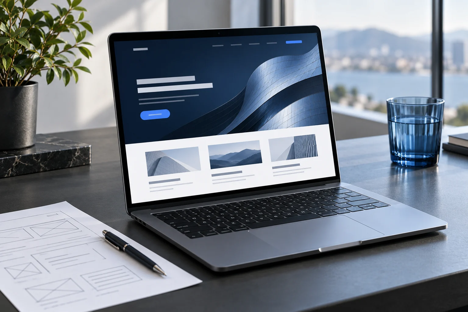 Illustrative web solutions environment